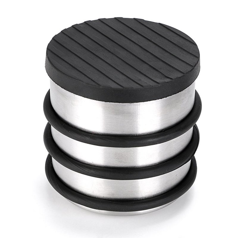 Sumnacon Heavy Duty Floor Door Stopper No Drill, Durability Stainless Steel Door Stops with Anti-Skid Rubber - Contemporary Decorative Safety Door Wedge for Home Office Commercial Industrial - Image 5